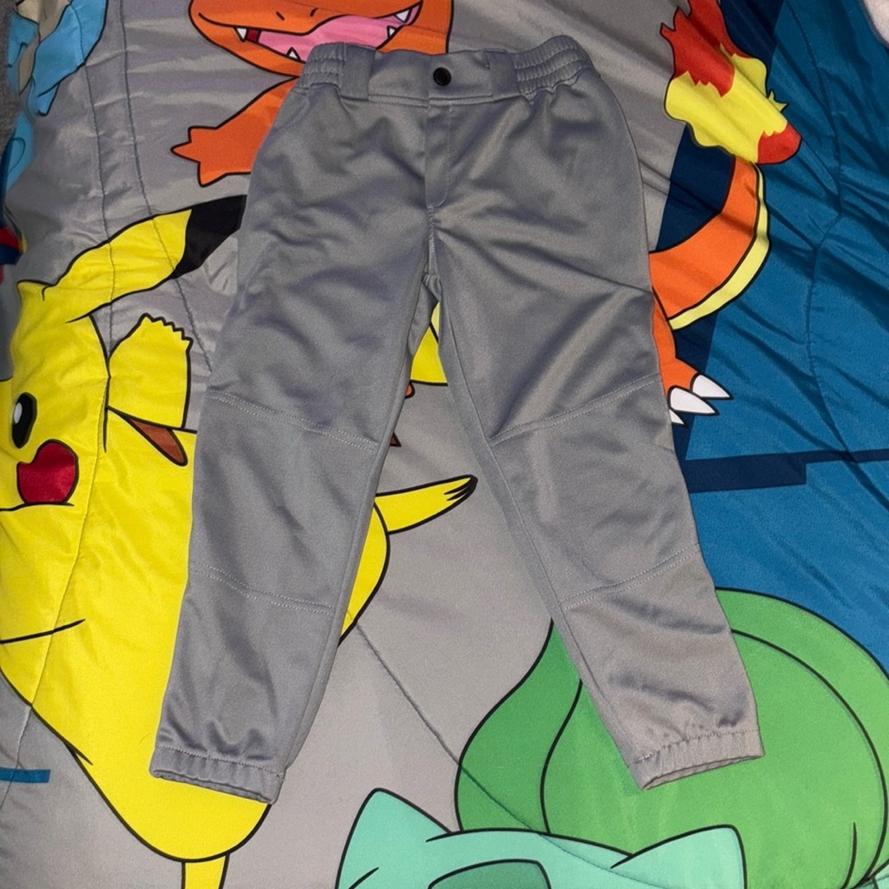 Size 5T Gray Baseball Pants. Gently used, like new. No stains. Son grew out of